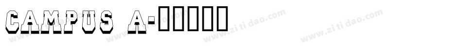 Campus A字体转换